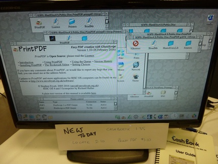 PrintPDF, CashBook and Locate